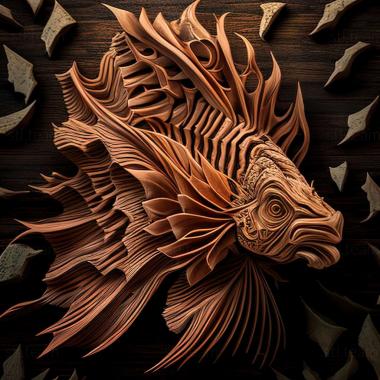 3D model Lionhead fish (STL)